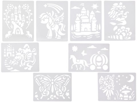 Kreatywny zestaw plastyczny AIRBRUSH - pompka pisaki i szablony ZA5709