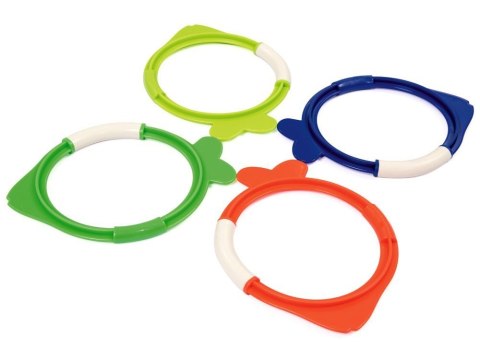 Bestway kolorowe Rybki zabawki do nurkowania nauki pływania 4 szt. 26009