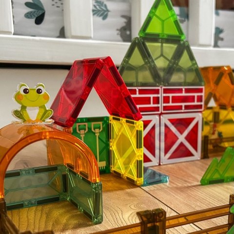 WOOPIE Magnetyczne Klocki Konstrukcyjne 7,5 cm Farma 30 el.