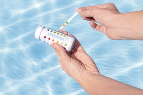 50 Pasków Testowych do wody basenowej BESTWAY pH + Chlor + Zasadowość