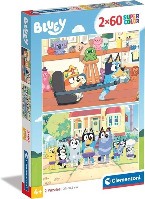 Puzzle 2w60 Super Kolor Bluey