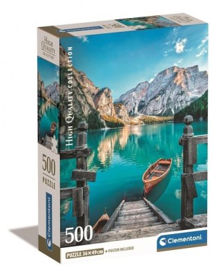 Puzzle 500 Compact Braies Lake