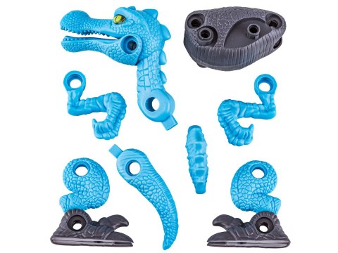 Klocki Konstrukcyjne DINOZAUR Do Skręcania I Rozkręcania Zestaw Klocków 36 El.