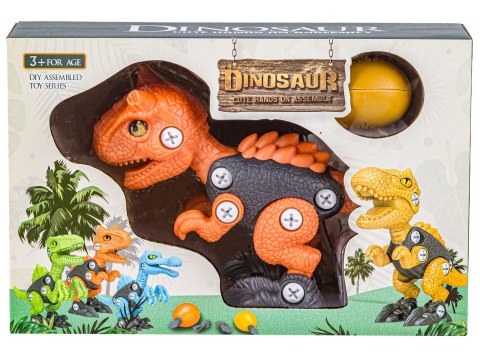 Klocki Konstrukcyjne DINOZAUR Do Skręcania I Rozkręcania Zestaw Klocków 36 El.