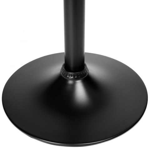 Krzesło barowe CYDRO BLACK aksamitne czarne VELVET