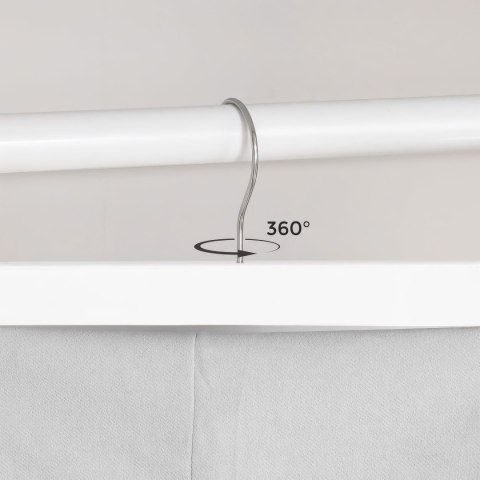 Wieszak drewniany na spódnice komplet 2 sztuk biały