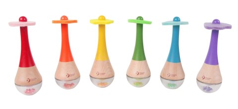 Drewniany Instrument Tęczowy Marakas Classic World