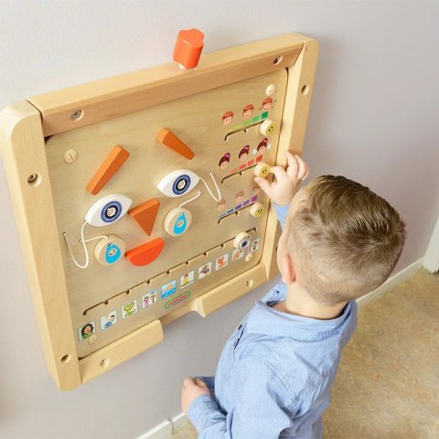 MASTERKIDZ Tablica Edukacyjna Jak Się Czujesz? Nauka Emocji