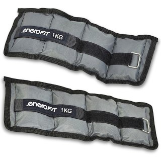 OBCIĄŻENIE NA PRZEGUBY SZARE 2KG (2x1KG) ENERO FIT