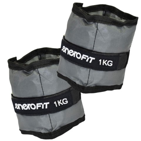 OBCIĄŻENIE NA PRZEGUBY SZARE 2KG (2x1KG) ENERO FIT