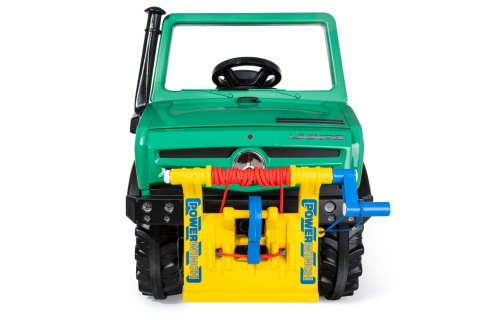 Rolly Toys Ciężarówka Samochód na Pedały Unimog Mercedes-Benz Wyciągarka