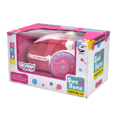 WOOPIE Różowy Odkurzacz Dla Dzieci z funkcją wciągania