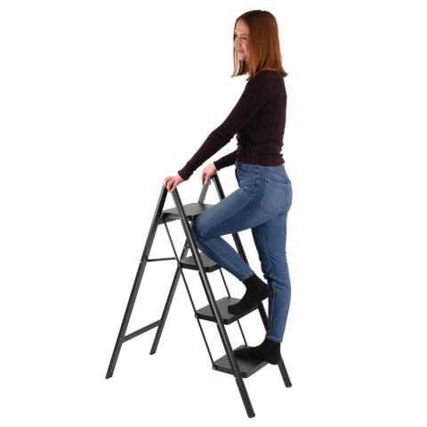 Drabinka składana metalowa EASYSTEP 4 stopniowa