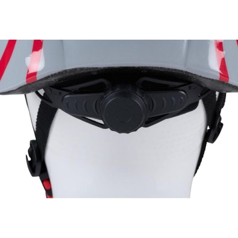 KASK ROWEROWY DZIECIĘCY REGULOWANY NO FEAR R. (48-52CM) REKIN SZARY