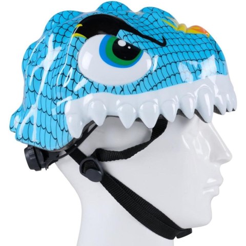 KASK ROWEROWY DZIECIĘCY REGULOWANY NO FEAR R. (48-52CM) SMOK NIEBIESKI