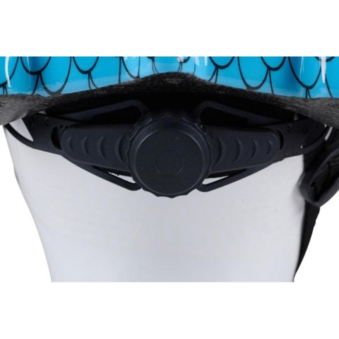 KASK ROWEROWY DZIECIĘCY REGULOWANY NO FEAR R. (48-52CM) SMOK NIEBIESKI