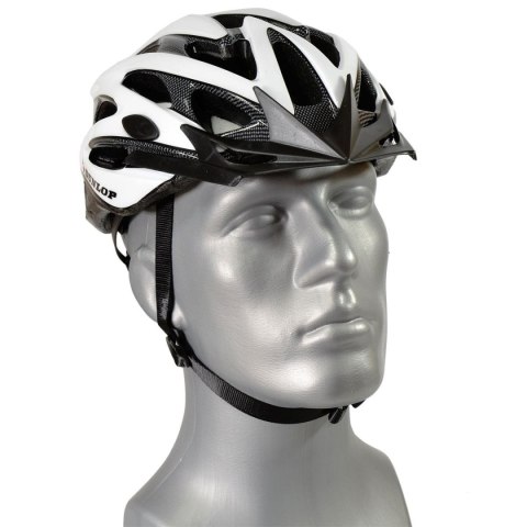 KASK ROWEROWY REGULOWANY DUNLOP MTB R.S (53-55CM) BIAŁY PERŁOWY
