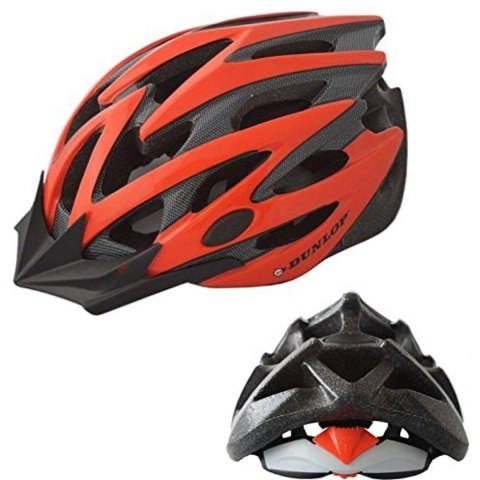 KASK ROWEROWY REGULOWANY DUNLOP MTB RED R. L (58-61CM) KORALOWY
