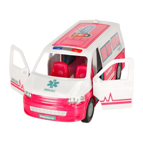 Mobilny Szpital Karetka Ambulans 2W1 Lalka Doktor Akcesoria Medyczne