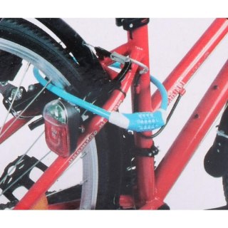 ZAPIĘCIE ROWEROWE SPIRALNE NA SZYFR 10MMx65CM POMARAŃCZOWE DUNLOP