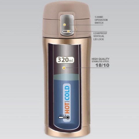 KUBEK TERMICZNY COLLECTION 320 ML MAESTRO ZŁOTY
