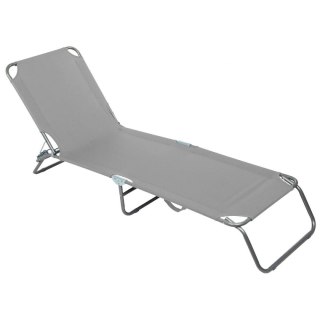 ŁÓŻKO TURYSTYCZNE KEMPINGOWE SKŁADANE SZARE