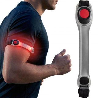 OPASKA ODBLASKOWA ŚWIECĄCA LED NA RĘKĘ LUB NOGĘ PURE 2 IMPROVE