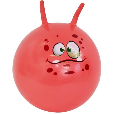 PIŁKA DO SKAKANIA Z ROGAMI 45CM RÓŻOWA