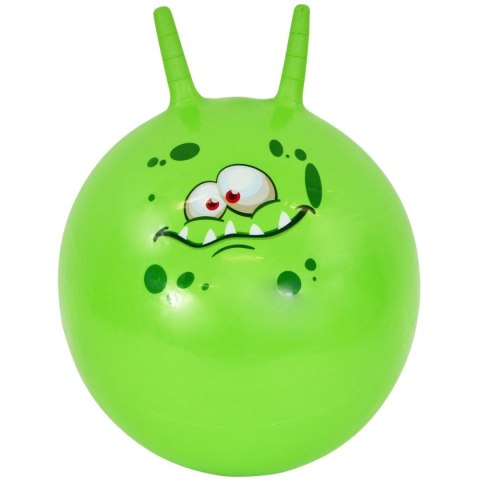 PIŁKA DO SKAKANIA Z ROGAMI 45CM ZIELONA