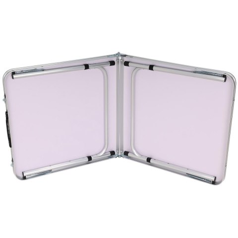 STOLIK TURYSTYCZNY SKŁADANY KEMPINGOWY 120X60X70/62/55CM SZARY