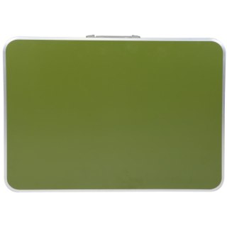 STOLIK TURYSTYCZNY SKŁADANY KEMPINGOWY 80X60X70CM I 2 KRZESŁA ZIELONY