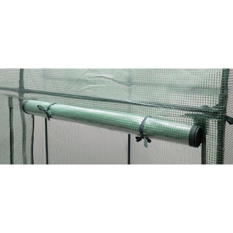 SZKLARNIA TUNEL OGRODOWY DWA WEJŚCIA DO POMIDORÓW I OGÓRKÓW 200x100x180CM ZIELONY