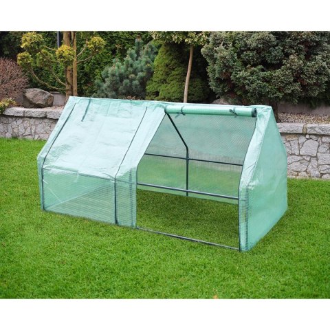 SZKLARNIA TUNEL OGRODOWY MINI ZIELONY DO SAŁATY 180x90x90CM