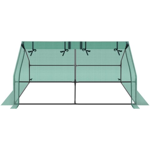 SZKLARNIA TUNEL OGRODOWY MINI ZIELONY DO SAŁATY 180x90x90CM