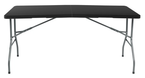 Stół cateringowy składany w walizkę RICO czarny 150 cm