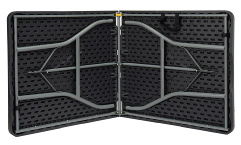 Stół cateringowy składany w walizkę RICO czarny 150 cm