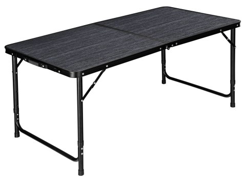 Zestaw turystyczny TRAMP BLACK WOOD czarny 120x60 cm