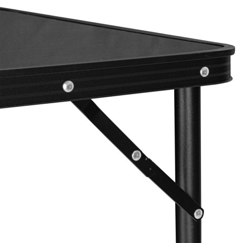 Zestaw turystyczny TRAMP BLACK WOOD czarny 120x60 cm