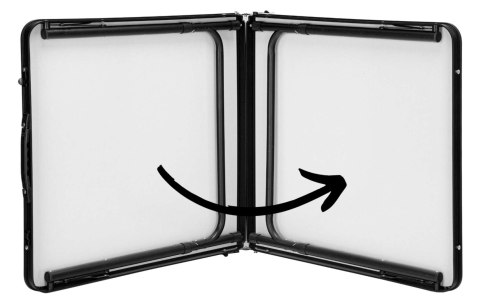 Zestaw turystyczny TRAMP BLACK WOOD czarny 120x60 cm