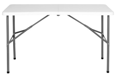 Stół cateringowy JUNE składany w walizkę 120 cm biały
