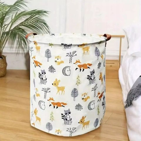 Kosz na zabawki 40x50 cm - duży organizer dla dzieci do pokoju dziecięcego
