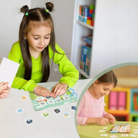 Książeczka Montessori Farma na rzepy DIY Edukacyjna i Kreatywna dla dzieci