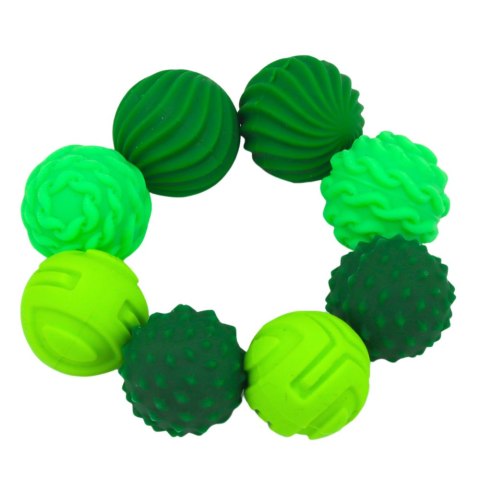 Magnetyczne Silikonowe Piłki Antystresowe W Etui Zielone 2,5 cm 8 el.