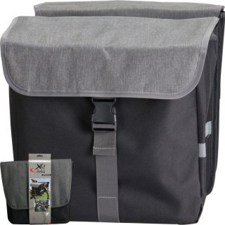 SAKWA TORBA ROWEROWA PODWÓJNA TYLNA NA BAGAŻNIK 40L XQMAX