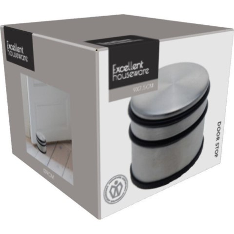 STOPER DO DRZWI 9CM SREBRNY