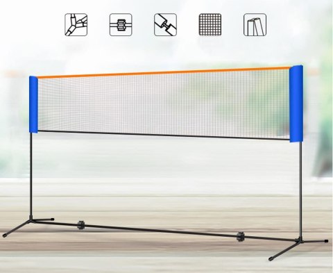 Siatka do badmintona ze stelażem ROCKET