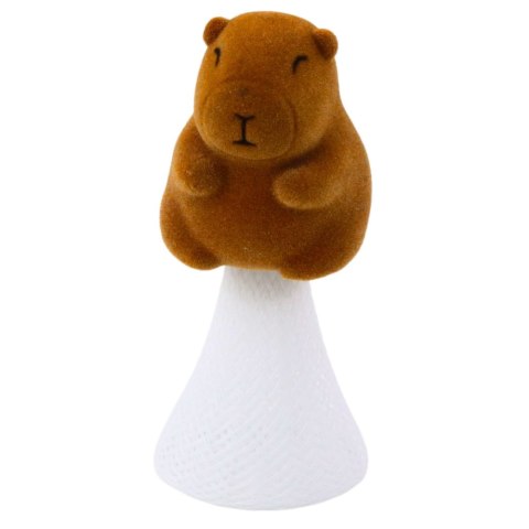 Skacząca Kapibara Na Sprężynie Pop Up Beżowa Brązowa 10cm