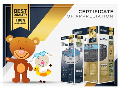 Bestway Basen STELAŻOWY 366x100cm 10w1 56418