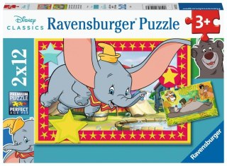 Puzzle 2x12 Disney Animals