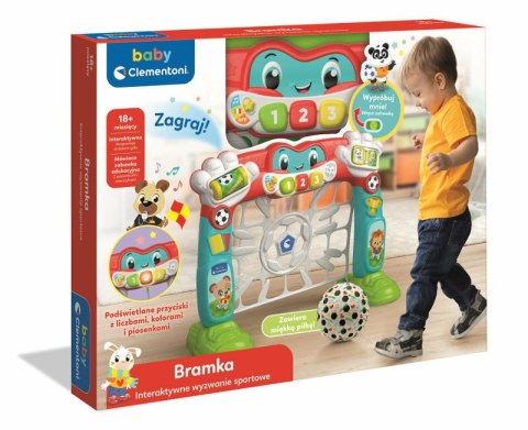 Interaktywna Bramka Piłkarska Piłka Nożna Język Polski Clementoni 50926